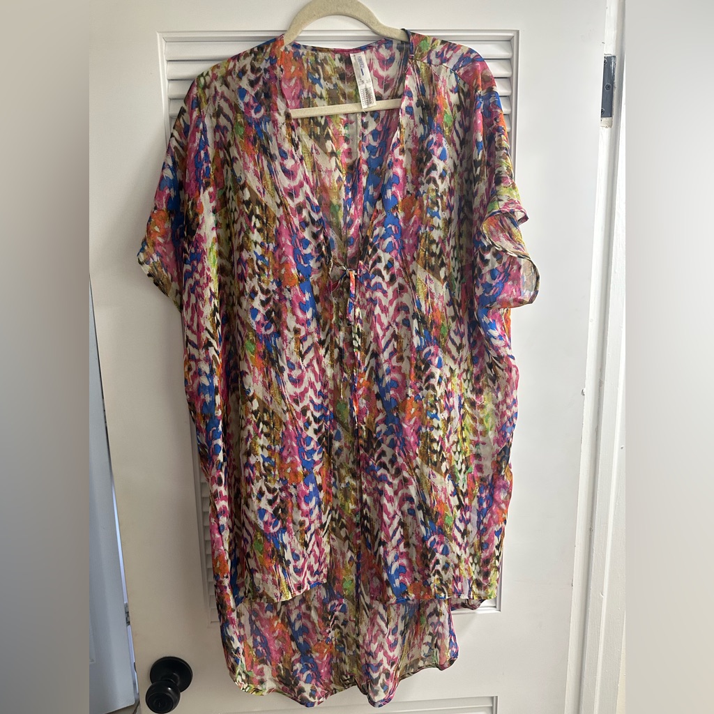 Forever 21 Colorful Swim Coverup